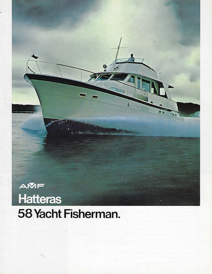 Hatteras 58 Yacht Fisherman Brochure