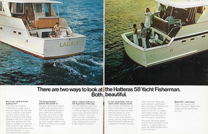Hatteras 58 Yacht Fisherman Brochure