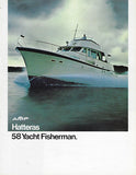 Hatteras 58 Yacht Fisherman Brochure