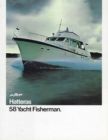 Hatteras 58 Yacht Fisherman Brochure