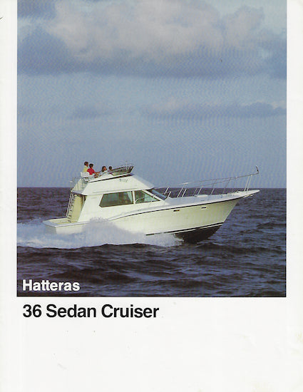 Hatteras 36 Sedan Cruiser Brochure