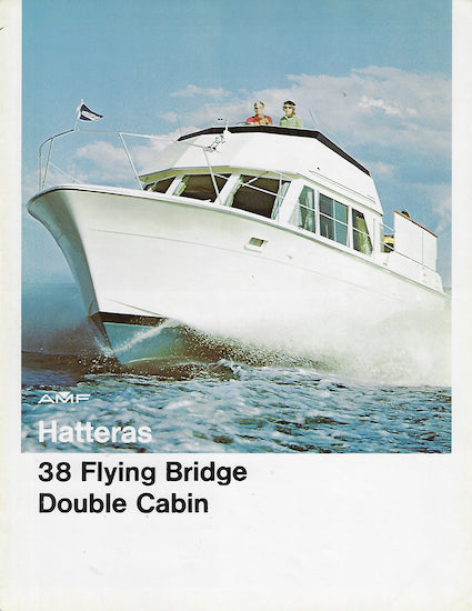 Hatteras 38 Flying Bridge Double Cabin Brochure
