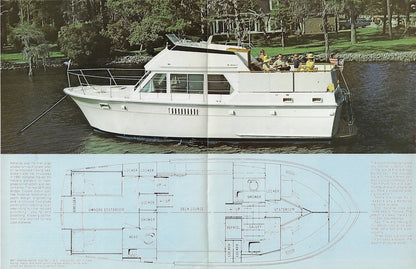 Hatteras 38 Flying Bridge Double Cabin Brochure