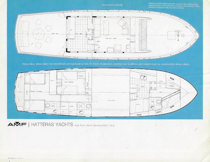 Hatteras 58 Triple Cabin Brochure