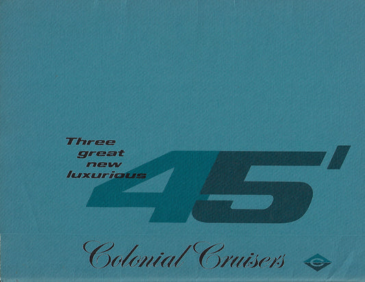 Colonial Cruisers 45 Folder Brochure
