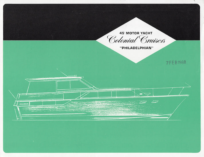 Colonial Cruisers 45 Folder Brochure