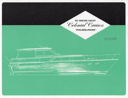 Colonial Cruisers 45 Folder Brochure