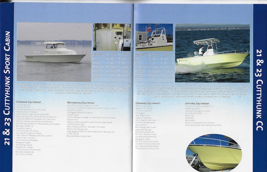 Blue Fin 2005 Brochure – SailInfo I boatbrochure.com