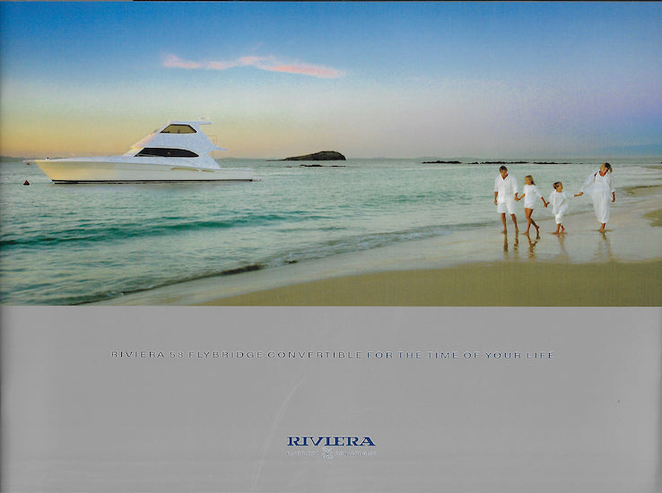 Riviera 58 Flybridge Convertible Brochure