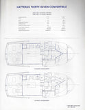 Hatteras 37 Convertible Specification Sheet