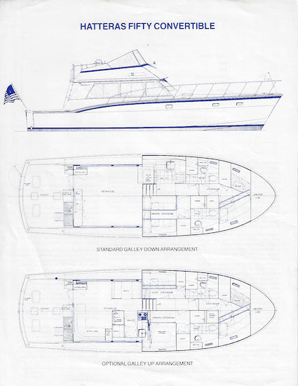 Hatteras 50 Convertible Specification Brochure – SailInfo I ...