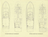Hatteras 58 Cockpit Motor Yacht Specification Brochure