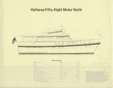 Hatteras 58 Motor Yacht Specification Brochure