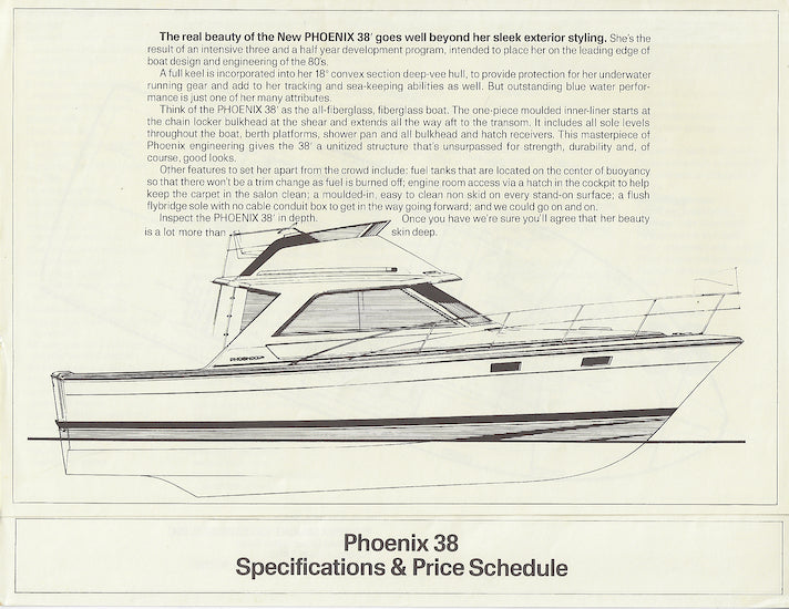 Phoenix 38 Specification Brochure
