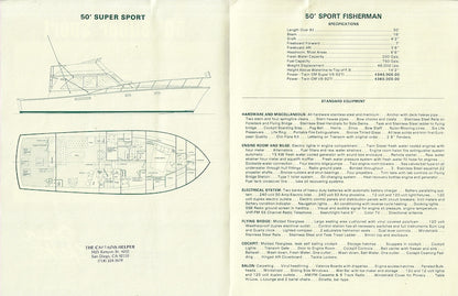 Ocean 50 Super Sport Specification Brochure