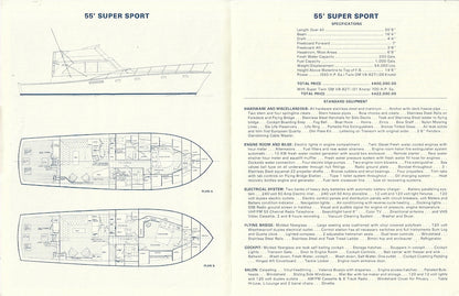 Ocean 55 Super Sport Specification Brochure