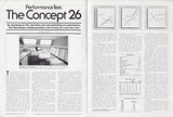 Pacemaker Concept 26 Motorboating & Sailing Magazine Reprint Brochure