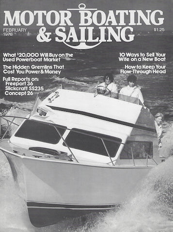 Pacemaker Concept 26 Motorboating & Sailing Magazine Reprint Brochure