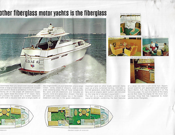 Pacemaker Alglas 43 Motor Yacht Brochure