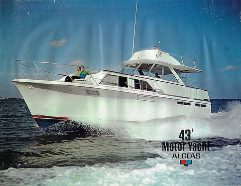 Pacemaker Alglas 43 Motor Yacht Brochure