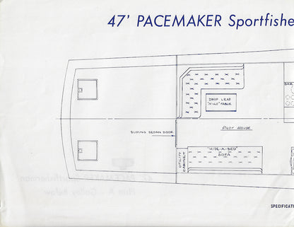 Pacemaker 47 Sportfisherman Specification Brochure