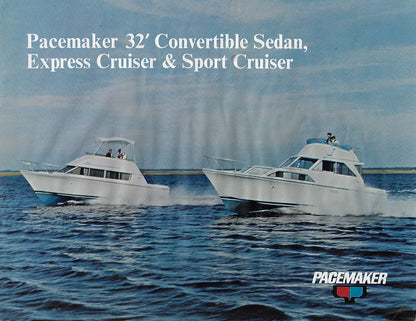 Pacemaker 32 Convertible Sedan, Express Cruiser & Sport Cruiser Brochure