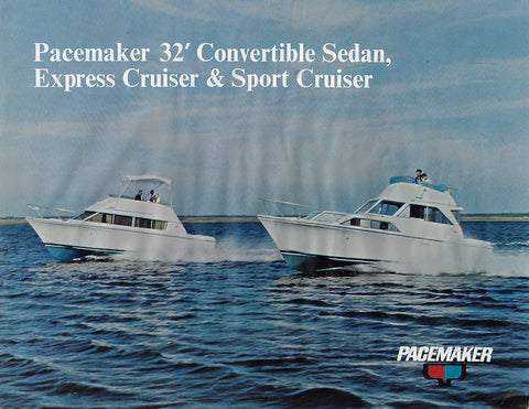 Pacemaker 32 Convertible Sedan, Express Cruiser & Sport Cruiser Brochure