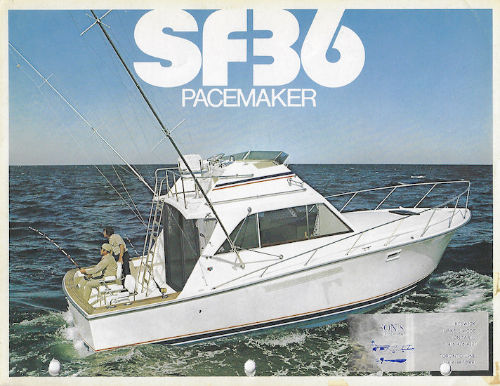 Pacemaker 36 Sport Fisherman Brochure