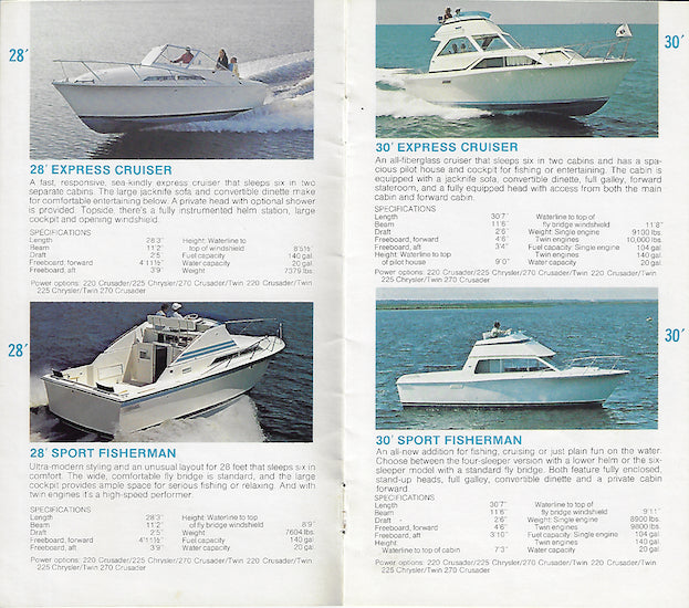 seaページ Pacemaker 1973 Mini Brochure – SailInfo I boatbrochure.com