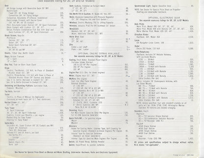 Pacemaker 1967 Price List Brochure