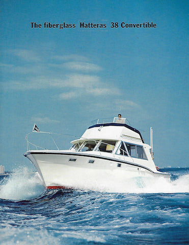 Hatteras 38 Convertible Brochure