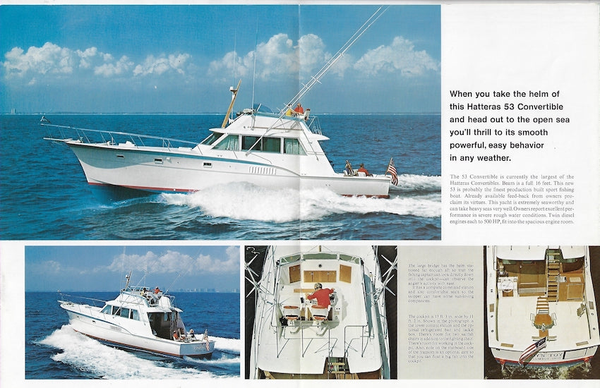 Hatteras 53 Convertible Brochure