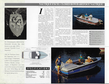 Correct Craft 1993 Nautiques Brochure