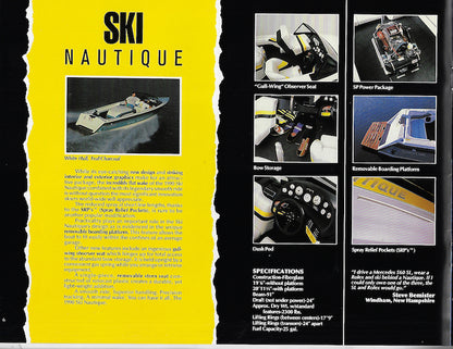 Correct Craft 1990 Nautiques Brochure