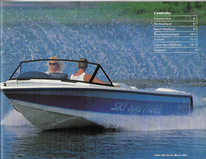 Correct Craft 1990 Nautiques Brochure