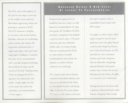 Nordhavn 72 Launch Brochure