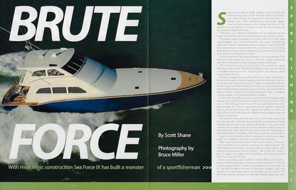 Sea Force IX 81.5 Yachting Magazine Reprint Brochure