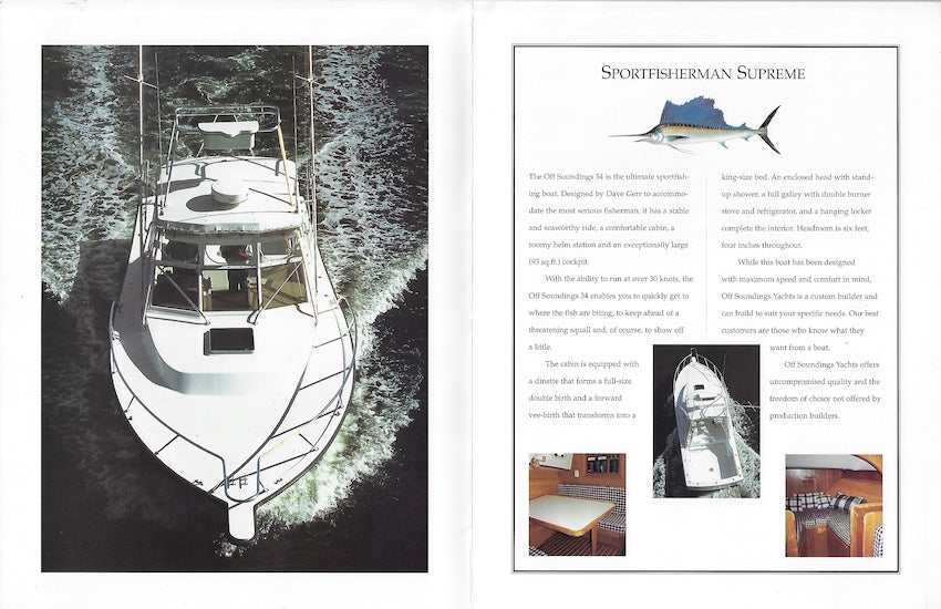 Off Soundings 34 Brochure Package