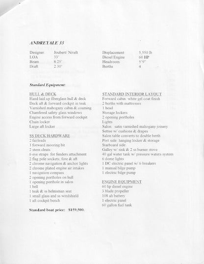 Latitude 46 Andreyale 33 Brochure