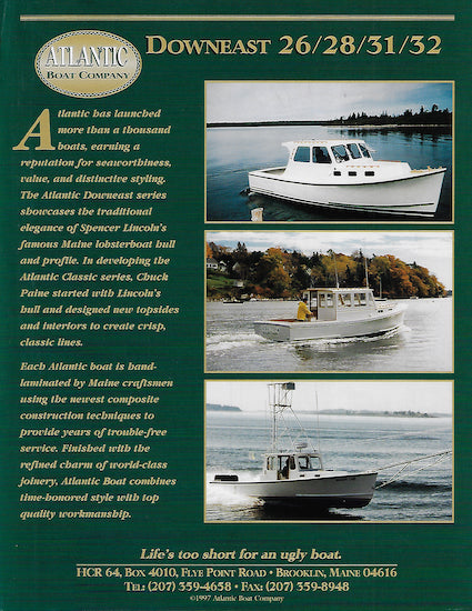 Atlantic Downeast 26, 28, 31 & 32 Brochure