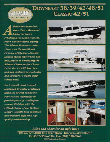 Atlantic Downeast / Classic 38, 39, 42, 48 & 51 Brochure