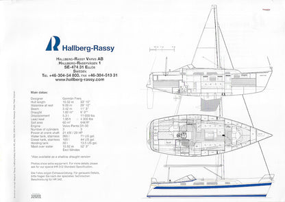 Hallberg-Rassy 342 Brochure