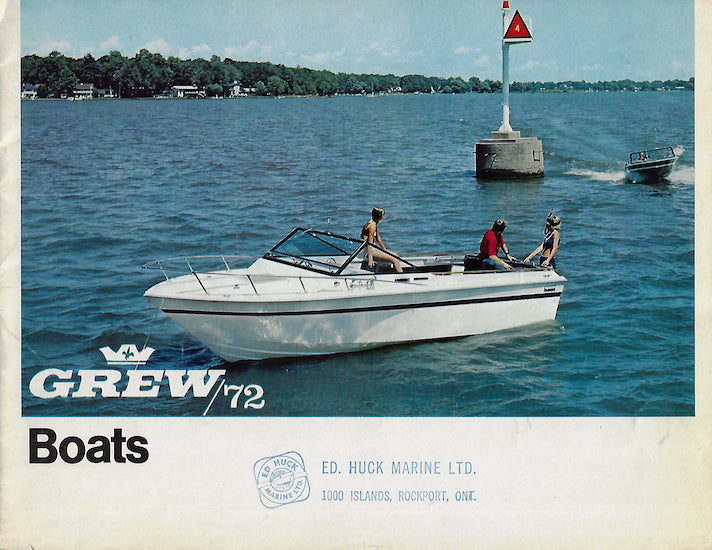 Grew 1972 Slickcraft Brochure