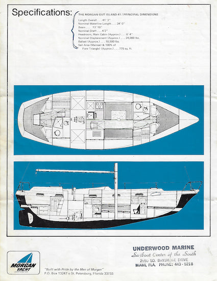 Morgan 41 Out Island Brochure