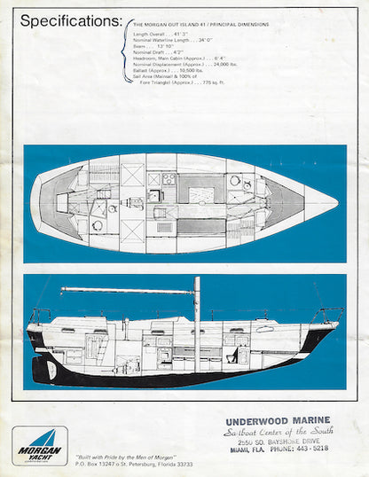 Morgan 41 Out Island Brochure