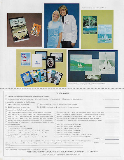 Westsail 32 & 42 Brochure