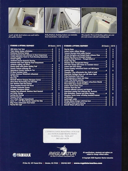 Regulator 29 Brochure