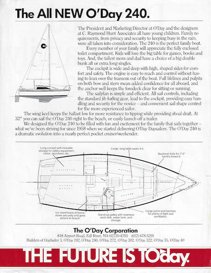 O'Day 240 Brochure