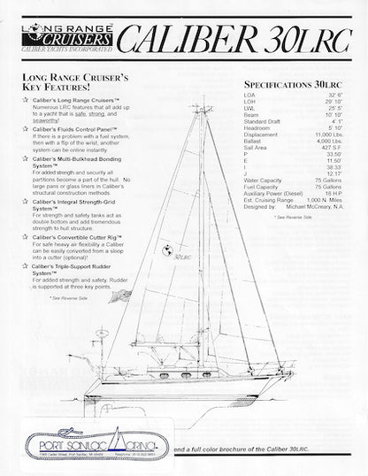 Caliber 30LRC Specification Brochure
