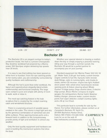 Campbell Point Bachelor 29 Brochure